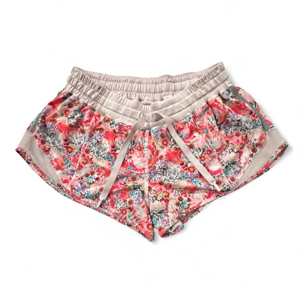 Lululemon Hotty Hot Pink Floral Shorts